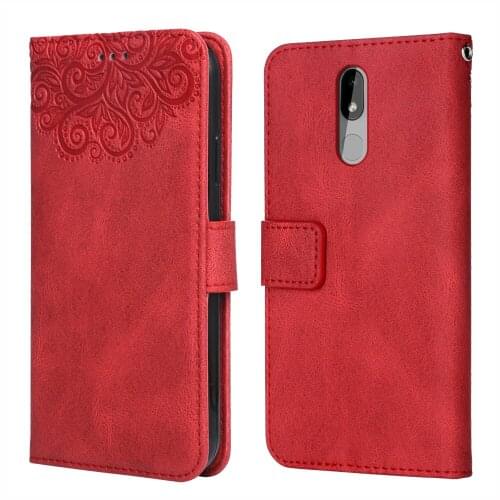 Luxury Leather Case for NOKIA 3.2 Flower Embossing TA-1156 TA-1159 TA-1164 Wallet Flip Phone Case for NOKIA3.2 Cover