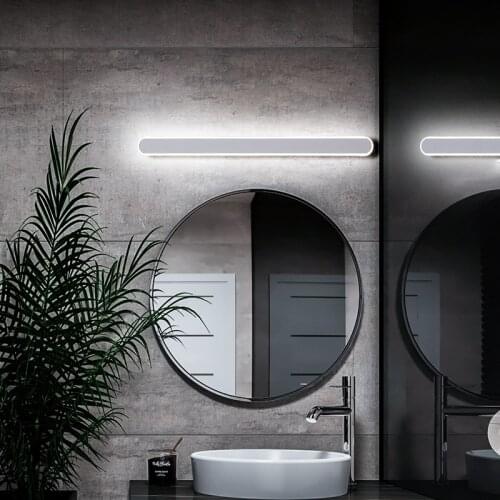 Nordic Bathroom Mirror Led Lamps Living Room Bedroom Home Decoration Light Fixture Modern Wall Sconce Indoor Lighting White Iron