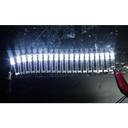 E-light LED 5MM oval next round even on foot redhead highlighted in WHITE light-emitting diodes 5MM WHITE 1000pcs