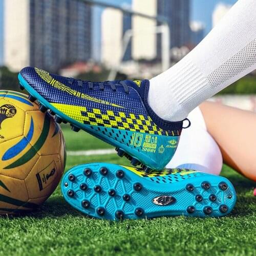 Outdoor Soccer Shoes Men Futsal Kids Football Shoes Turf Traing Sneakers Waterproof Sport Shoes Lightweight FG AG Soccer Cleats