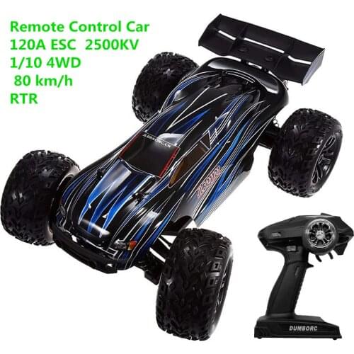 High Power Rc Car 1/10 Brushless Motor 80 km/h 4WD RC vehicles RTR 120A ESC 2500KV RC Truck Model