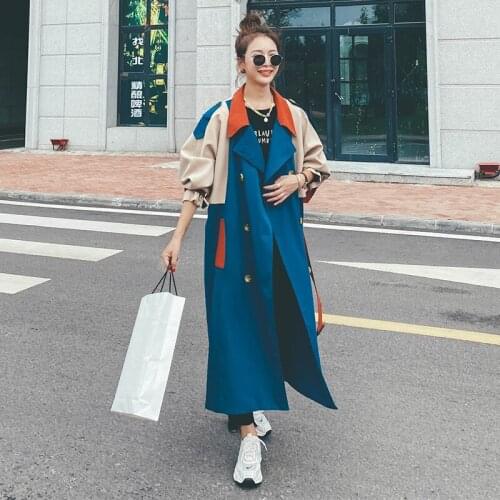 Женские двубортные тренчи Xiangyihui China At AliExpress