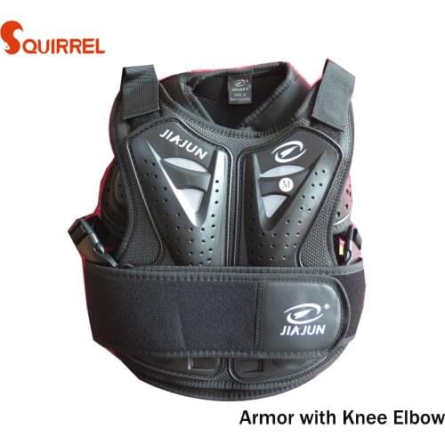 Child Boys Girls Body Protector Vest Armor Motocross Armor Jacket Roller skating Knee elbow guard