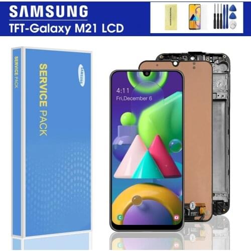 AMOLED LCD Display Digitizer Screen Replacement for Samsung Galaxy M21 M215F M215F/DS
