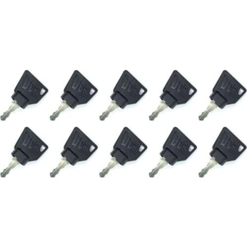 10 Pcs Truck Parts Ignition Keys 701/45501 333/Y1374 331/26790 for JCB Heavy Equipment