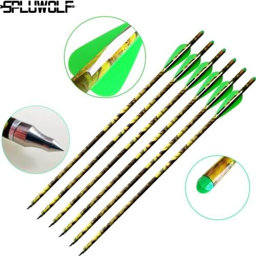 12PCS Archery Hunting Bow archery арбалет для стрельбы Arrows for Bow Crossbow Carbon Arrows Bolts