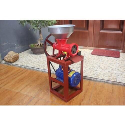 2.2KW 1400r / min automatic electric meat grinder mincer pepper chicken skeleton meat grinder 220V