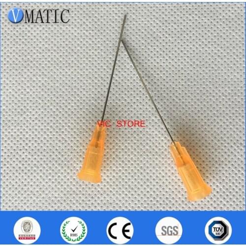 Free Shipping 1'' 23G Te Premier Dispensing Needles Tips 100Pcs 1 Inch Tube Length Dispensing Needle
