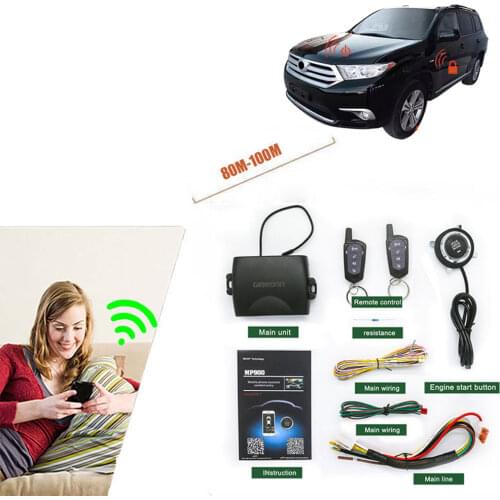 For BMW, Benz, Auto Start Stop Keyless Entry System Engine Start Alarm Push One-Button Start Remote car accessories