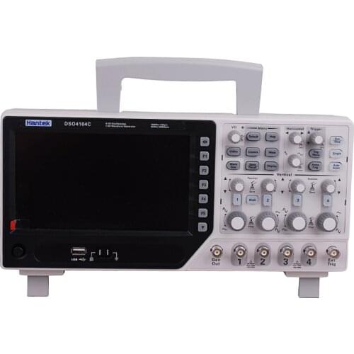 Hantek DSO4104C 100MHz 4 Channels 1GS/s EXT+AFG+DVM+Auto Range Function LCD Display Oscilloscope