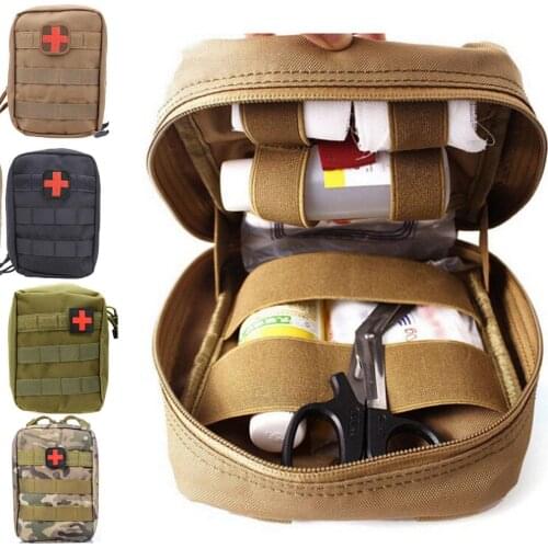 Molle Tactical First Aid Kits Medical Bag Outdoor Waist Pack Army Hunting Military Emergency Camping Survival Tool EDC Pouch