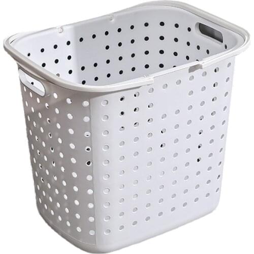 Dirty clothes storage basket plastic laundry basket household laundry basket high quality laundry basket net weight 1.5kg