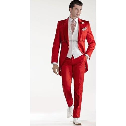Handsome Groomsmen Wool blend Groom Tuxedos Mens Wedding Dress Man Jacket Blazer Prom Dinner (Jacket+Pants+Tie+Vest) A02