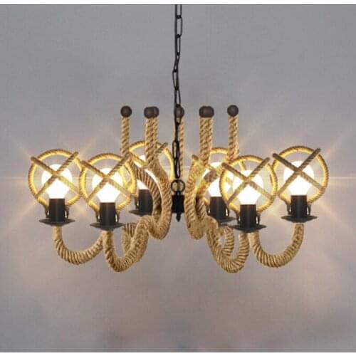 Creative personality living room chandelier bedroom study vintage clothing store decoration bar table lamps Cafe Restaurant