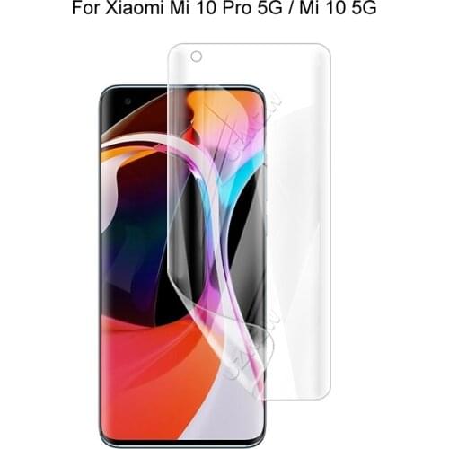For Xiaomi Mi 10 / Mi 10 Pro 5G Full Cover Soft Hydrogel Film Screen Protector