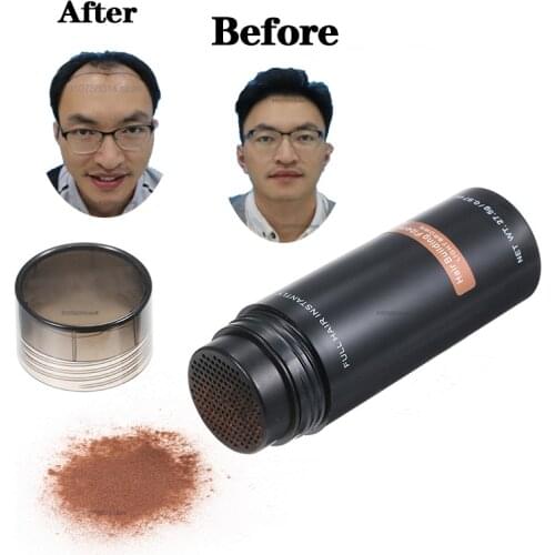 Topp Hair Growth Keratin Hair Building Fibers Kit Hair Styling Powder for Enhance Hair Fiber Thinning Hair Loss Treatment Safe