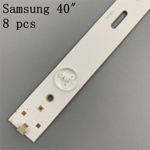 New Kit 8 PCS 5LED 428mm LED Backlight strip for TV 40VLE6520BL SAMSUNG_2013ARC40_3228N1 40-LB-M520 40VLE4421BF