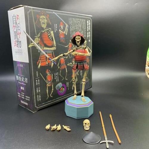 New style Jizai Okimono Figure KT-010 Skeletal Warrior Color Version PVC Action Figure Movable Collection Toy Gifts 18CM