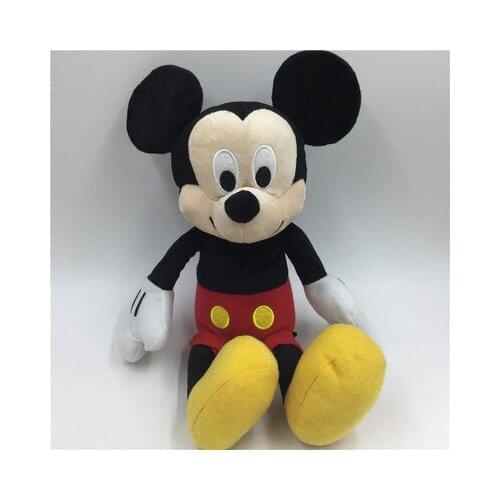 Original Disney Cartoon Movie Mickey Minnie Mouse High Quality Plush Toy Dolls 20cm Birthday Toy Girlfriend Gift Hold Pillow