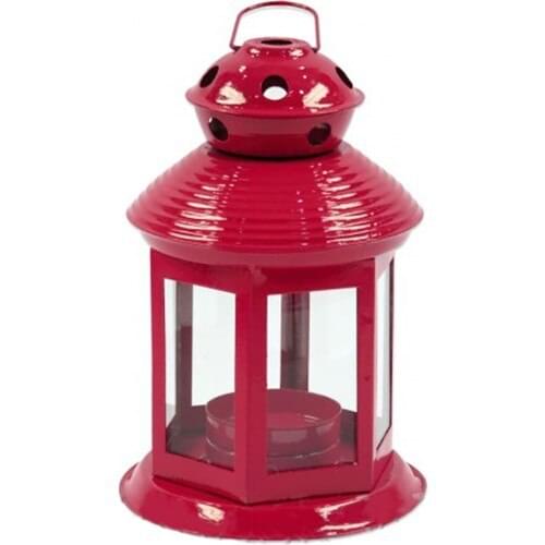 Tmall Home Design Lantern Candle Holder Red-101475