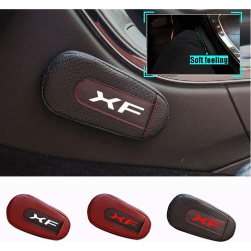 High Quality Leather Leg Cushion Knee Pad Car Door arm pad Interior Car Accessories For Jaguar Xf