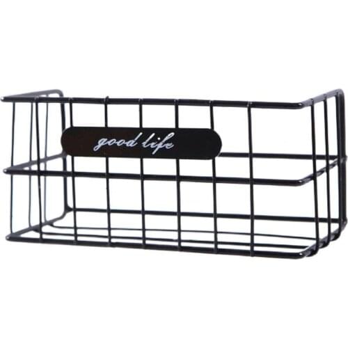 Storage Shelf Single Layer Space-saving Wrought Iron Domestic Bathroom Organizer for Toothpaste