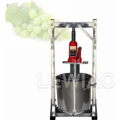 Grape Press Commercial Stainless Steel Fruit Crusher Household Grain Filter Residue Separator
