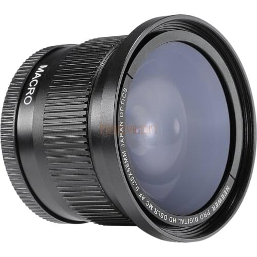 58mm 0.35x Fisheye Wide Angle with Macro Conversion LENS for canon 5d3 6d 7d 60d 70d 80d 650d 700d 600d 550d 1000d 760d camera
