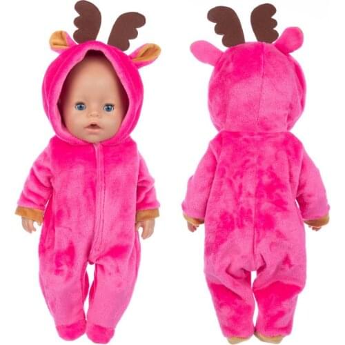 Meired Warm Suit+Shoes Doll Clothes Fit 17 inch 43cm Doll Clothes Born Baby Suit For Baby Birthday Fistival Gift