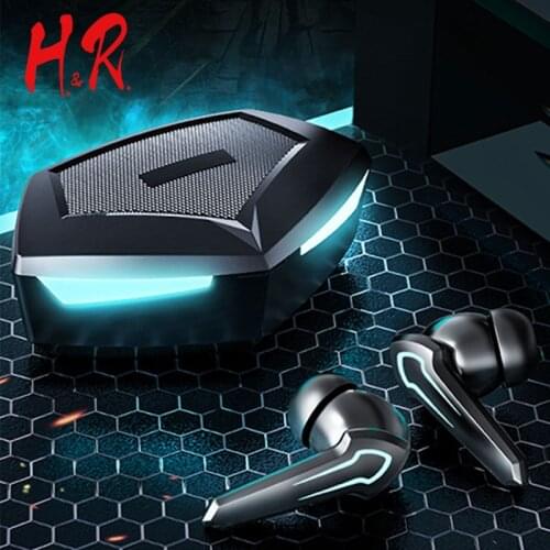 TWS Wireless Headphone Game Headset Sport Bluetooth Earphone 9D HiFI Stereo Sports Waterproof Earbuds Mini Touch Control Headset