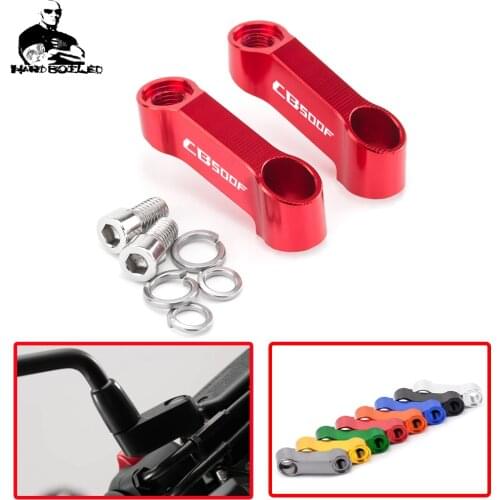 For Honda CB500F CB650F CBR 600 F2,F3,F4,F4i HORNET Motor 10MM 8MM Motorcycle Rearview Mirrors Extension Riser Extend Adapter