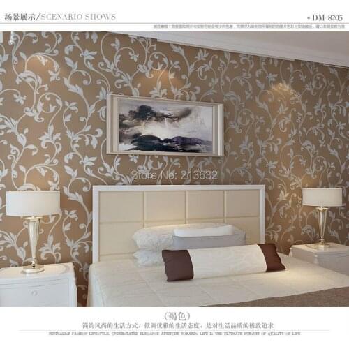 ZXqz 175 Girls bedroom embossed wallpaper pink background wall wallpaper pvc roll classic flower wall paper floral wallcovering