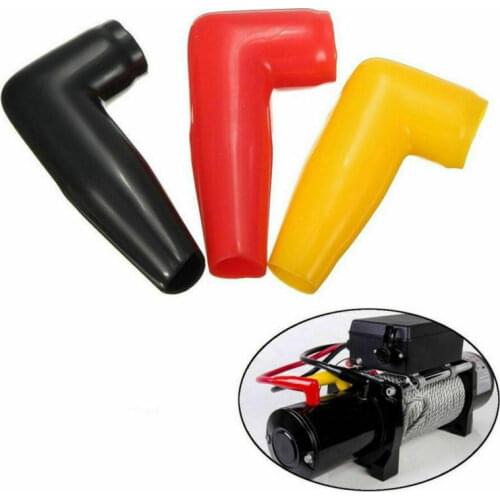 1PC Electric Guard Winch Motor Cable Terminal Boot PVC Cover 3 Colors