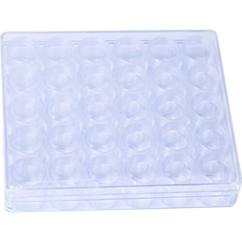 30pcs Plastic Bead Storage Boxes Case Beads Container for Jewellery Making