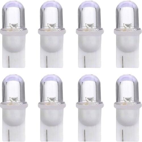 50X T10 1smd W5W 501 2825 158 168 194 Xenon White LED Side Interior Number Plate Light Bulb High intensity LED
