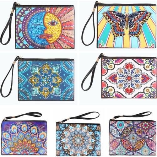 5D DIY Special Shaped Diamond Painting Wallet Women Clutch Butterfly Diamond Embroidery Pouch DIY Craft Rhinestone Painting