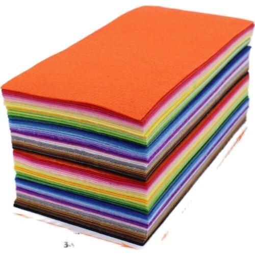 80 PCS 40 Colors 1mm Hard Felt,Felt Sheets, Felt Craft, DIY Arts Crafts ,Sewing Scrapbook,Hometextile,Needlework Handmade
