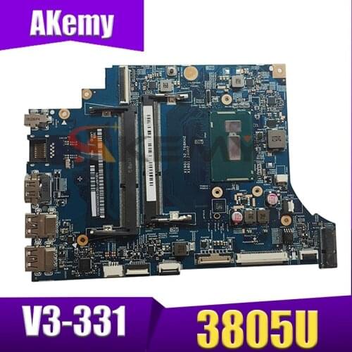 Akemy laptop Motherboard For ACER Aspire V3-331 Pentium 3805U Mainboard 13334-1 SR210 DDR3