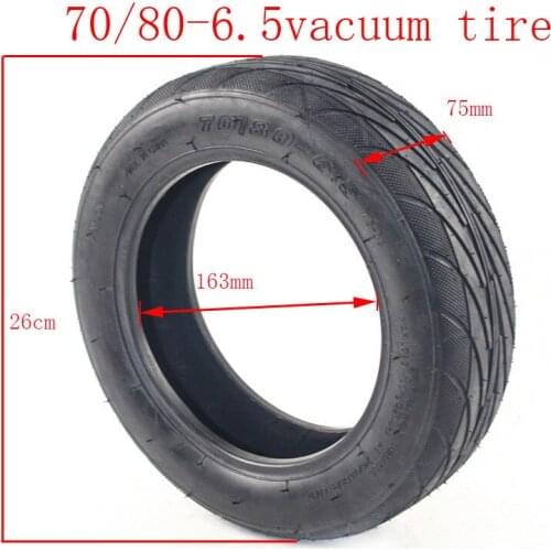 Scooter Accessories 70/80-6.5 vacuum tyre for Xiaomi fat 9 Xiaomi electric balance car Puls 10 inch Tubeless vacuum tires