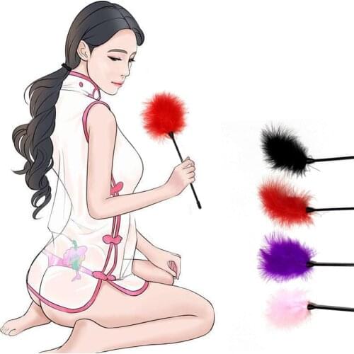 Bdsm Feather Tickled Whip Bondage Erotic Punish Fetish Riding Crop Pony Leather Spanking Paddle Play BDSM Sex Toys Adult Game