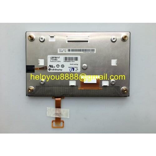 Free post 100%new L.G 7inch LCD display LB070WV7-TD02 LB070WV7 with touch screen for Hyundai Veloster car DVD GPS navgation