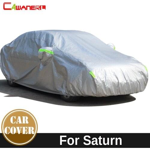 Cawanerl Thicken Cotton Car Cover Waterproof Anti-UV Sun Shade Snow Hail Rain Protect Auto Cover For Saturn Ion Aura Sky Astra
