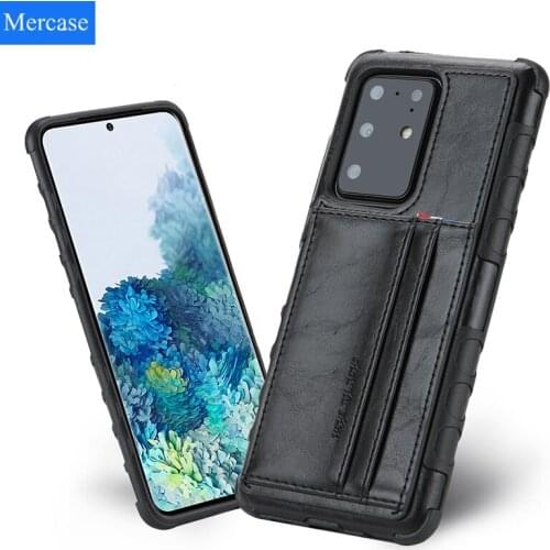 Luxury Shockproof PU Leather Phone Case for Samsung A 10 20 30 50 70 Wallet Cell Phone Cover for Samsung Galaxy S20 plus ultra