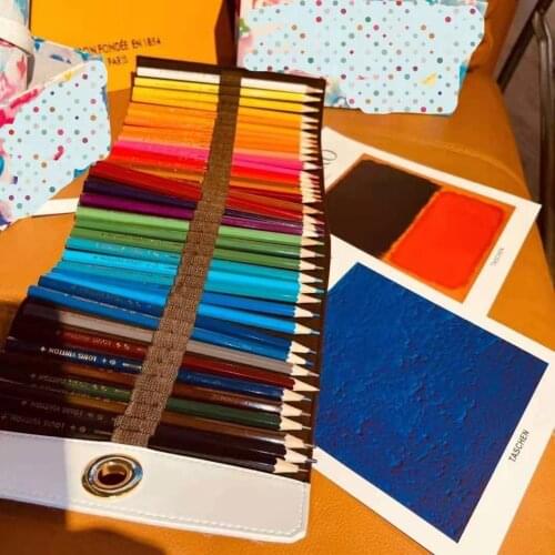 40 pieces crayons set paint brush pencil childrens gift