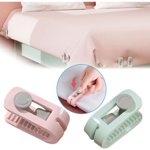 HOT Quilt Blankets Fastener Clip No Pin Safety Durable Non Slip Quilt Fixer Anti-Movement Quilt Clips For Home