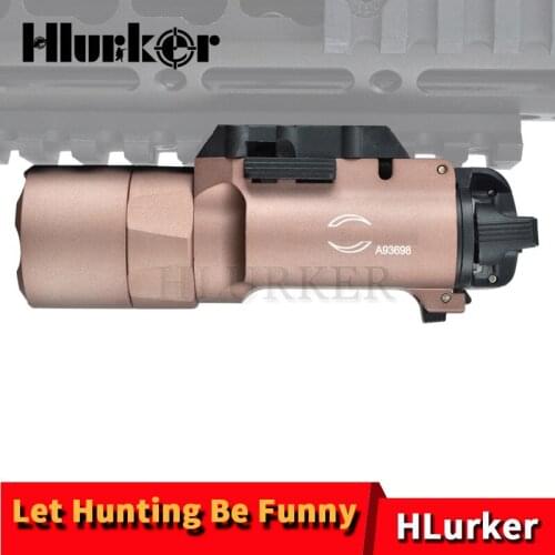 Hlurker 500 Lumens Tactical X300 Ultra Pistol Gun Light X300U-A Weapon Light Lanterna Flashlight Glock 1911 Pistol Light