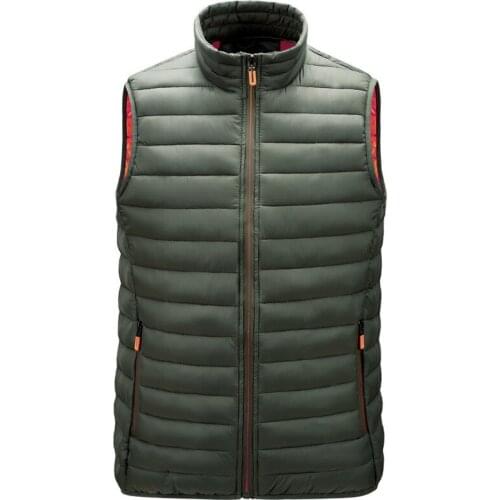 Winter Bomber Military Jacket Men Puffer Vest 100% Polyester The New Listing Direct Selling Outerwear Coats Waistcoat