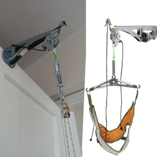 Cervical Traction Over Door Neck Massager Device Kit Stretcher Adjustment Chiropractic Back Head Massager relaxation