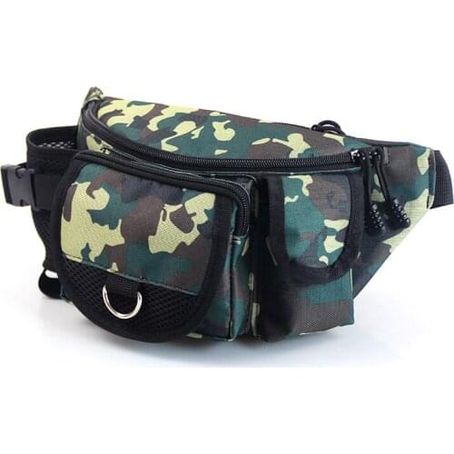 Fishing Tackle Bag Multifunctional Outdoor Waist Canvas Bag Portable Bait Waist Bag Crossbody Bag Rod Bag Lightweight Hiking New