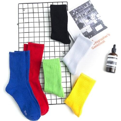 Mens cotton tube socks thick solid color basketball sports socks sweat-absorbent and breathable high-top terry socks